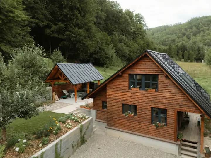 Imagine La Pomme Cabana Nordică în Natură