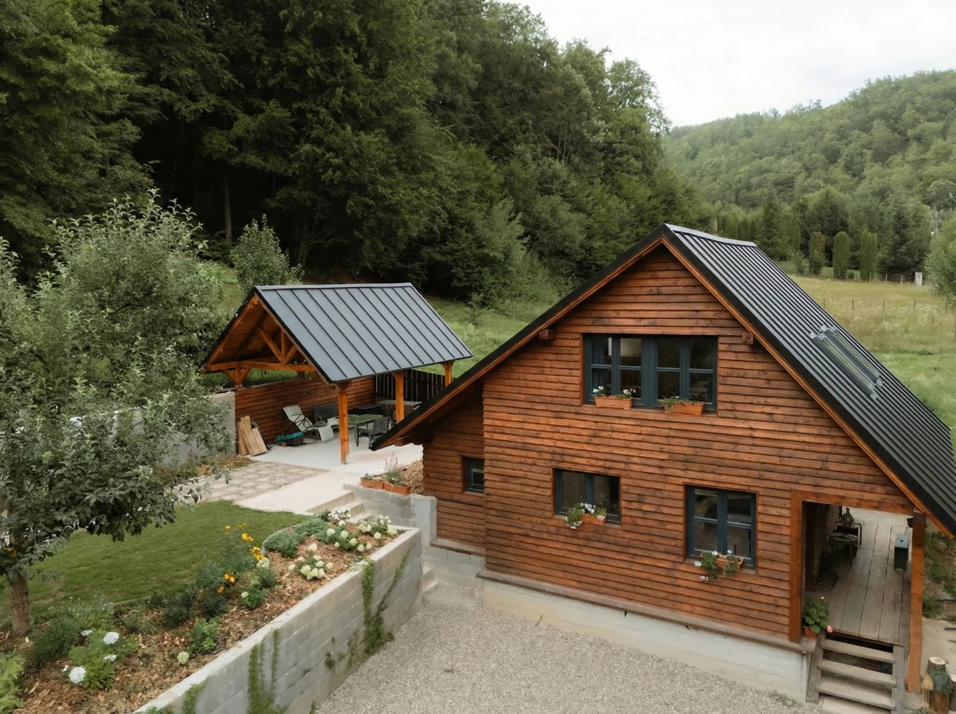 Imagine La Pomme Cabana Nordică în Natură